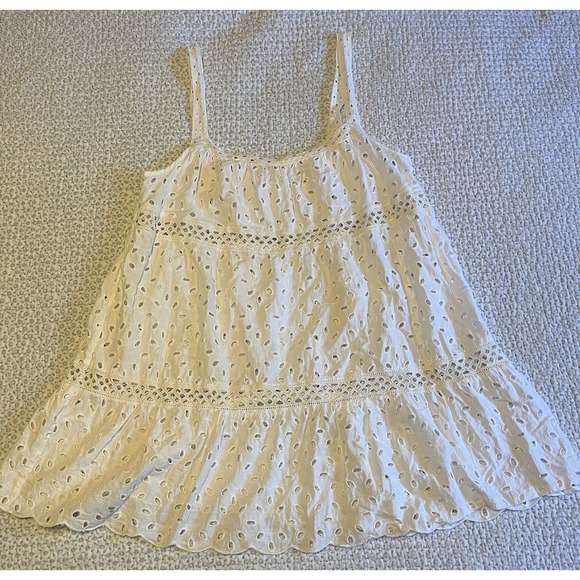 American Eagle Outfitters Eyelet Top - Picture 1 of 5